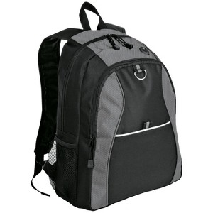 Trendy Port Authority Honeycomb Contrast Backpack - Durable and Versatile Design Perfect for School and Commute - 1 of 4