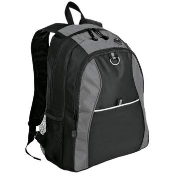 Trendy Port Authority Honeycomb Contrast Backpack - Durable and Versatile Design Perfect for School and Commute