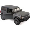 2021 Ford Bronco Badlands Gray Metallic with Black Top "Special Edition" 1/24 Diecast Model Car by Maisto - 3 of 4