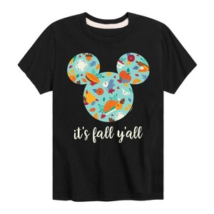 Boys' - Disney - Its Fall Yall Short Sleeve Graphic T-Shirt - 1 of 4
