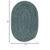 Colonial Mills Carrington Tweed - Deep Blue 6x8 - 3 of 3