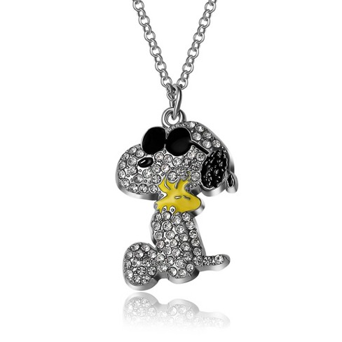 Snoopy charm necklace hot sale