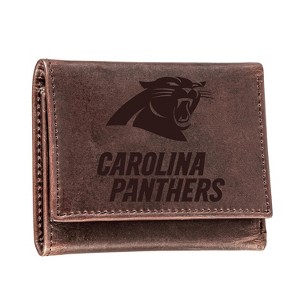 Evergreen Carolina Panthers Tri-Fold Wallet, Brown - 1 of 1