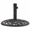 vidaXL Umbrella Base Patio Parasol Umbrella Stand Weighted Base Cast Iron - Bronze 18.9" x 18.9" x 13" - 4 of 4