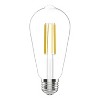 GE 100W Ultra Bright ST19 LED Light Bulb Daylight: Dimmable, 1080 Lumens, 5000K, E26 Base, 13.7-Year Life, Wet Location - 2 of 3