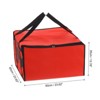 Unique Bargains Insulated Non-woven Fabric Cookies Party Pizza Bag Durable Food Transfer Bag 1 Pc - 2 of 4