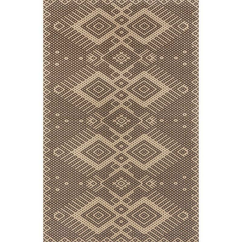 Leith Geometric Cotton-Blend Area Rug, 1 of 11