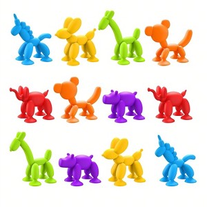 12-Pack Baby Bath Toys Set - Cute Random Color Floating Duckies & Animals, BPA-Free & Non-Toxic Safe Materials, Fun Water Play for Toddlers & Kids - 1 of 4