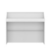 Famapy 47.2" Minimalist White Reception Desk - Professional Front Office Counter - 4 of 4