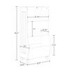 RiverRidge Kids' 23" Playroom Bookshelf with Veggie Bin Organizer, 2 Open Toy Storage Shelves, and 2 Fabric Bins - 4 of 4