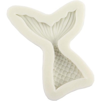 O'Creme Mermaid Tail v.3 Silicone Fondant Mold - 2 x 4 - White