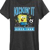 Women's - Spongebob Squarepants - Kickin It Since 1999 Short Sleeve Graphic T-Shirt - 2 of 4