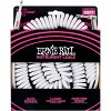 Ernie Ball Coiled Ultraflex Straight-Angle Instrument Cable - White - 3 of 3
