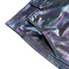 Men's Metallic Shiny Pants Night Club Pants 70s 80s 90s Vitange Pant Party Dance Straight Leg Trousers, Glitch - Small - 2 of 4