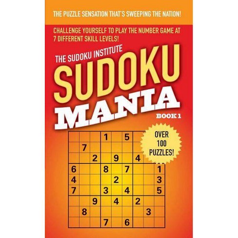 Brújula Promover Corea Sudoku Mania #1 - By Sudoku Institute (paperback) : Target
