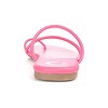 Journee Collection Womens Tanaya Slide Low Block Heel Sandals Magenta 7.5 - 3 of 4