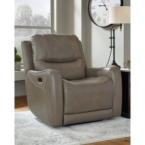 Galahad Zero Wall Recliner with Power Headrest Sandstone - Signature Design by Ashley - 1 of 4