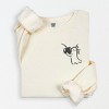 Simply Sage Market Embroidered Boo Cheri Ghost Lightweight Garment Dyed Sweatshirt - 2 of 4