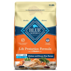 Blue Buffalo Life Protection Formula Natural Adult Large Breed Dry Dog Food with Chicken and Brown Rice - 1 of 4