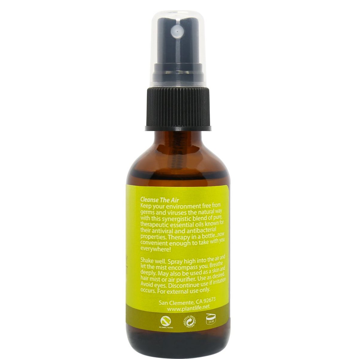 Plantlife Purify Mist – Aromatherapy Spray with Essential Oils to Cleanse & Refresh – Clarifying, Uplifting – No Additives or Fillers – 2 oz - thumbnail 3