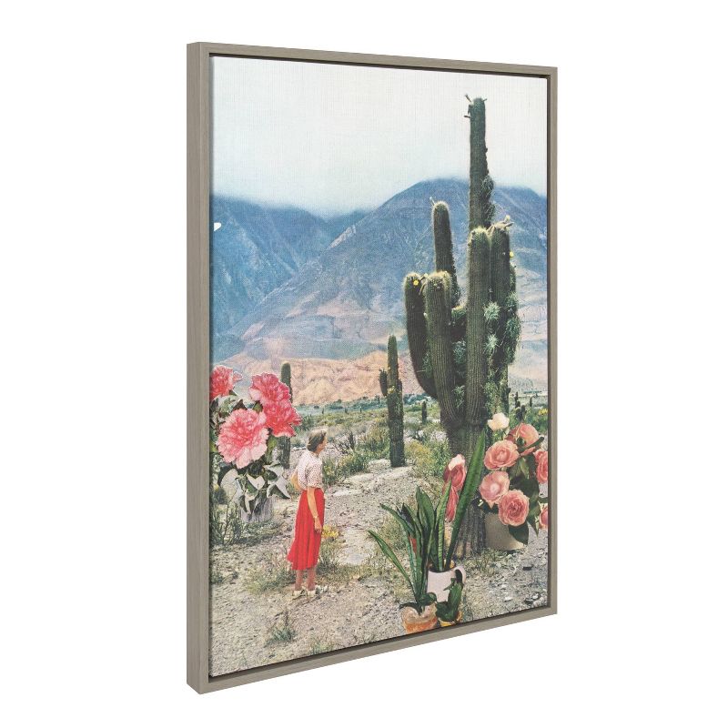 23&#34; x 33&#34; Sylvie Decor by Sarah Eisenlohr Framed Wall Canvas Gray - Kate &#38; Laurel All Things Decor, 3 of 7