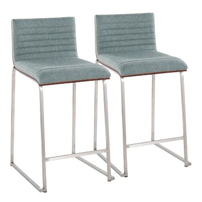Set of 2 Mason Mara Counter Height Barstools - LumiSource