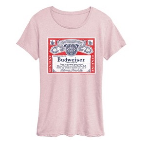 Women's - Budweiser - Budweiser Label Short Sleeve Graphic T-Shirt - 1 of 3