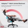 Dsvimoy Task and Office Chair Ergonomic Chair with Footrest and 3D Armrest for Home Office, Black, 31"*15.35"*24" - 4 of 4