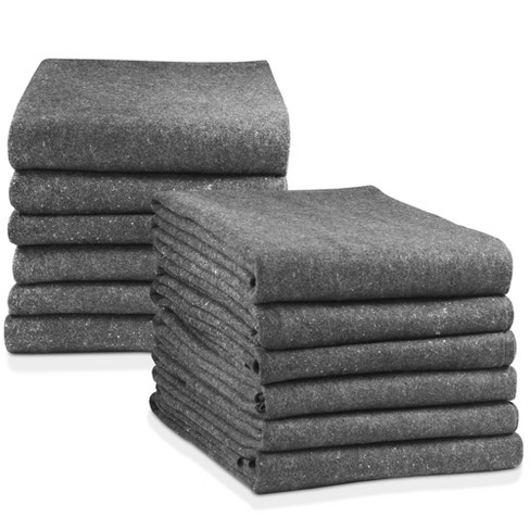 Sure-max 12 Moving & Packing Blankets - Economy - 72" X 54" - Professional  Textile Skin Shipping Furniture Pads Dark Gray : Target