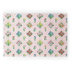 Evanjelina & Co Japanese Collection Pink 36" x 24" Welcome Mat - Society6 - 1 of 3