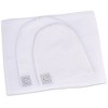 Ely's & Co. Jersey Cotton Spandex Swaddle Blankets 40"x40" with Beanie Gift Set  - 3 of 4