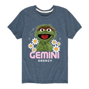 Boys' - Sesame Street - Oscar Gemini Energy Short Sleeve Graphic T-Shirt - 1 of 4
