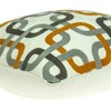 Parkland Collection,Boxer Gray And Orange Throw Pillow - 4 of 4