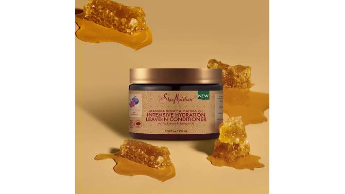 SheaMoisture Manuka Honey &#38; Mafura Oil Intensive Hydration Leave-In Conditioner - 11.5 fl oz, 2 of 12, play video