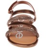 bebe Girls' Sandals - Comfy Open Toe Dress Sandals, Fancy and Sparkly Sandals for Little Girls and Big Girls - 4 of 4