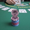 Slickblue 25-Pack Ultimate Holo Inlay 14g Poker Chips, Clay Composite, Easy-to-Read Denominations, $1-$500 - 2 of 3