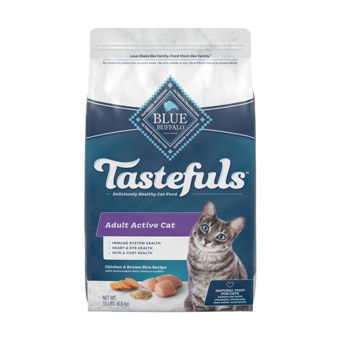 Blue Buffalo Tastefuls Active with Chicken Natural Adult Dry Cat Food - 15lbs - image 1 of 4