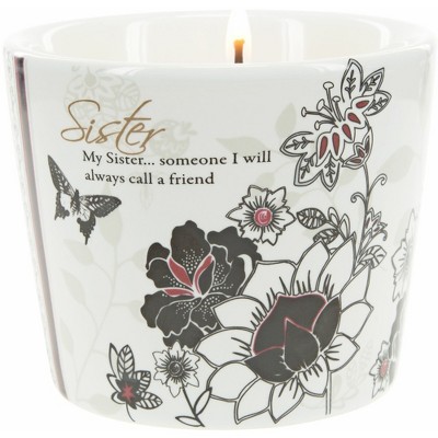 Pavilion Gift Company - Sister - 8 oz Soy Wax Candle Scent: Tranquility - Flame Candles