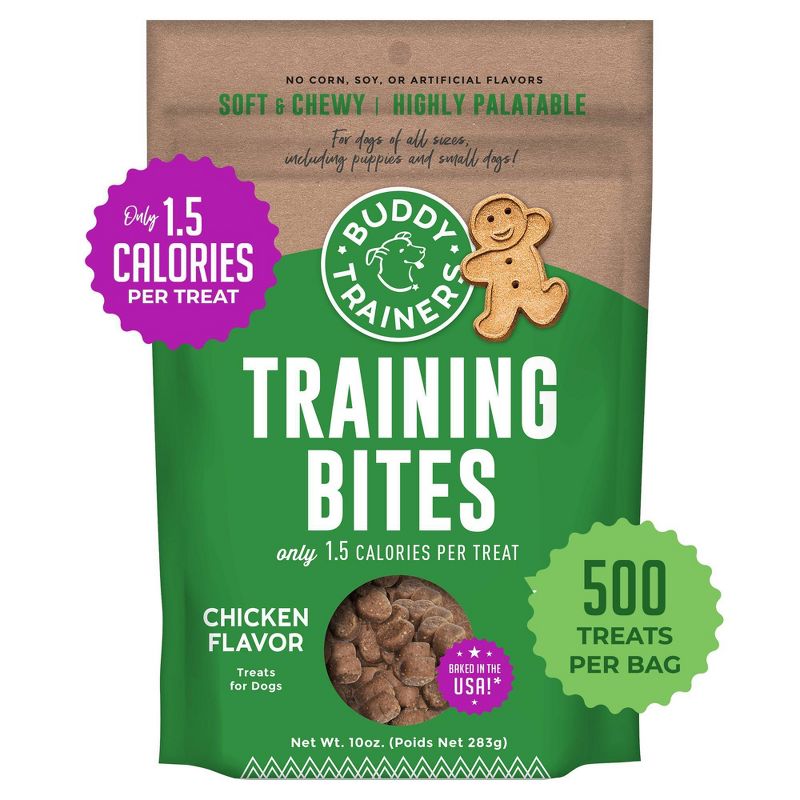 Buddy Biscuits Training Bites Chicken Dry Dog Treats - 10oz, 1 of 9