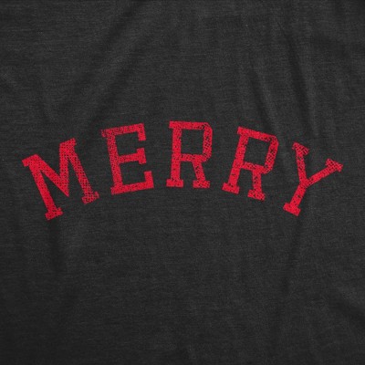 Мужские футболки Crazy Dog T-Shirts, Inc. Mens Merry T Shirt Funny Cute Xmas Spirit Cheer Lovers Tee for Guys - Crazy Dog Men's T Shirt Gift For Christmas Black XL — фото 2