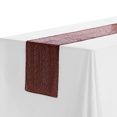 Unique Bargains Wedding Decorative Sparkly Sequin Glitz Glitter Table Runner 1 Pack