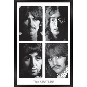 Trends International 24X36 The Beatles - White Album Framed Wall Poster Prints - 1 of 4