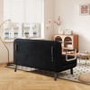 PAGED Convertible Sofa, Tri-Fold Sofa Bed with Adjustable Backrest & Pillow, Lounge Couch with Sturdy Iron Frame for Living Room - 4 of 4