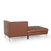 Tignall Contemporary Tufted One Armed Chaise Lounge - Christopher Knight Home - 4 of 4