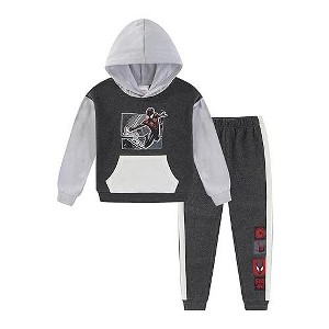 Marvel Spider-Man Boys Hooded Sweatshirt and Pants Set for Big Kids - 1 of 4