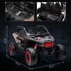 2 Seater Ride on UTV Car, Licensed Can-Am Electric Off-Road Car, 4WD Kids Truck w/Remote Control - 2 of 4
