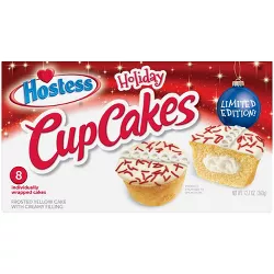 Hostess Holiday Cupcakes - 12.7oz / 8ct
