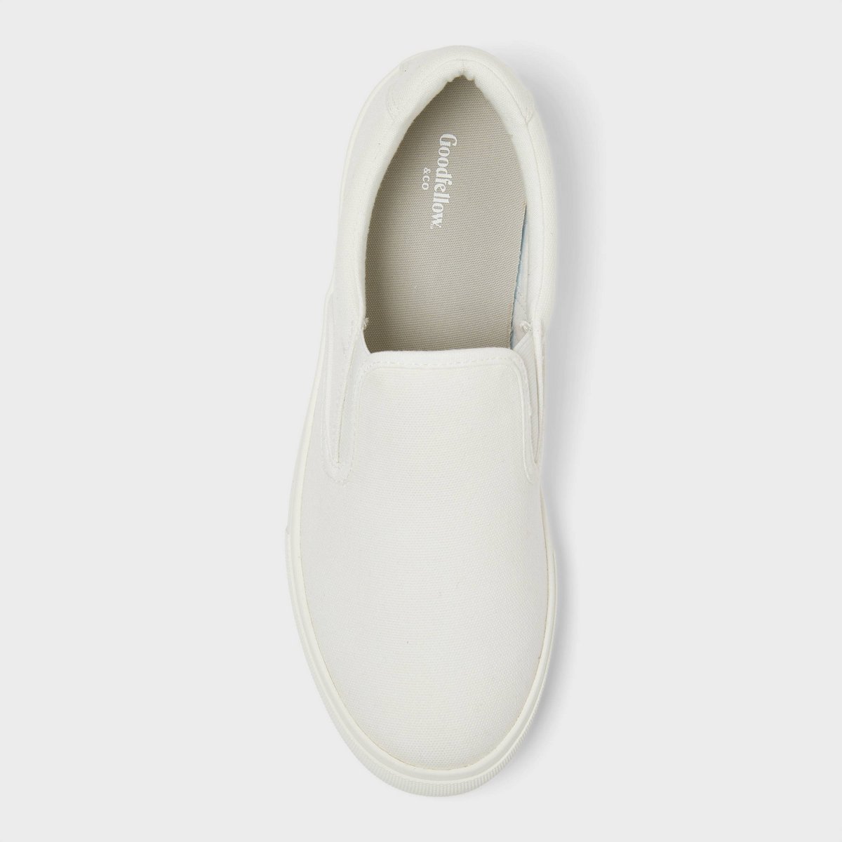 Мужские Goodfellow & Co Men's Collin Slip On Sneakers - Goodfellow & Co™ White 11.5 — фото 3