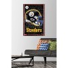 Trends International NFL Pittsburgh Steelers - Neon Helmet 23 Unframed Wall Poster Prints - 2 of 4