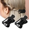 Unique Bargains Women's Plastic Hair Claws 3.39"x1.89"x0.91" 2Pcs - 2 of 4